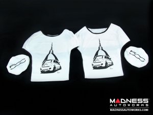 FIAT 500 Seat Cover Set - Mole Antonelliana